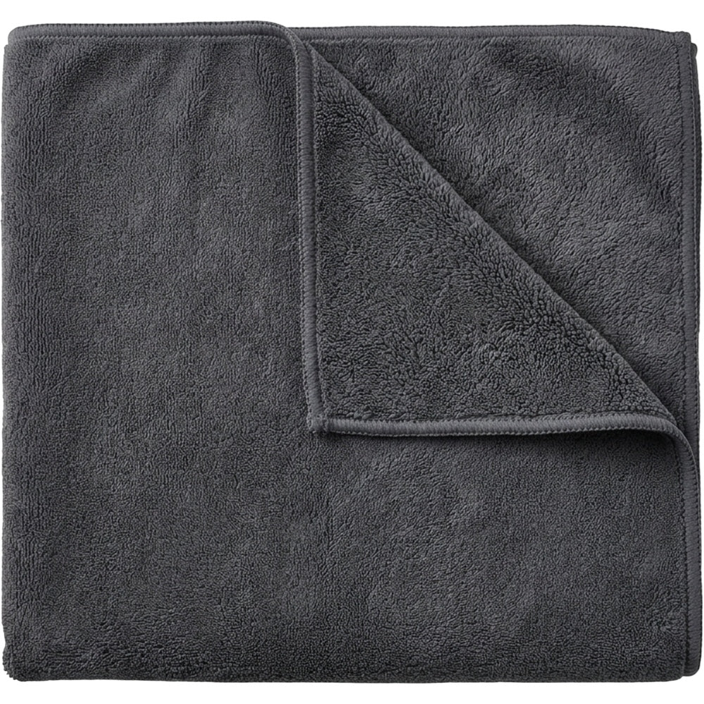 Glea Oversized Sports Towel Charcoal 30 x 60 in