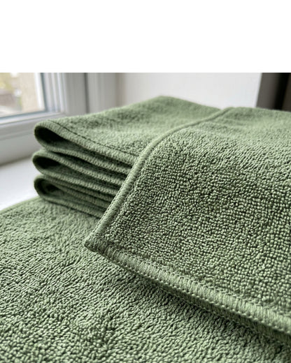 Glea Training Hand Towel Moss 14 x 28 in 3 Pack