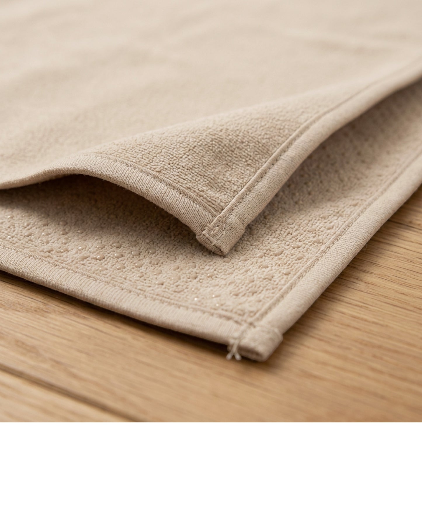 Glea Yoga Mat Towel Sand 24 x 72 in Corner Pockets